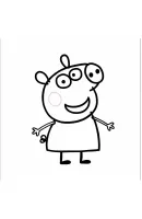 Peppa Pig kleurplaat 49